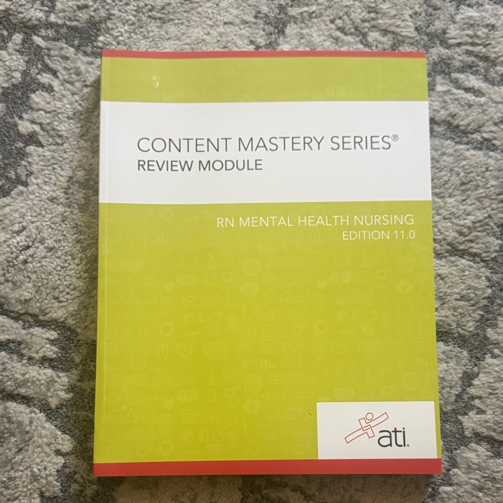 ATI RN Mental Health Nursing Review Module - Green